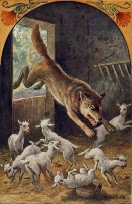 Der Wolf frißt die Geißlein
